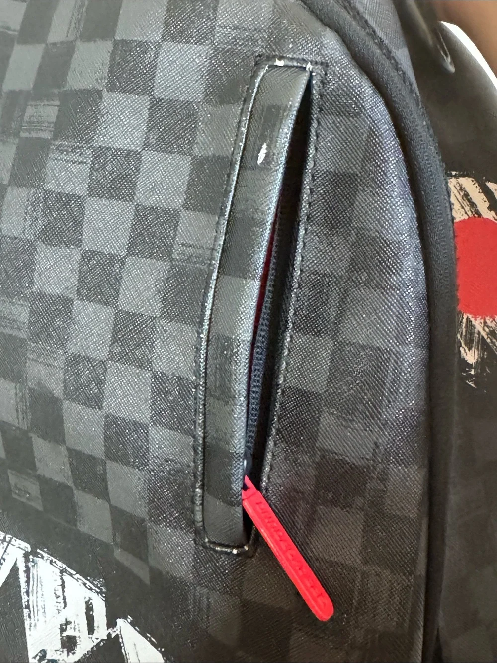 Sprayground Midnight Shadow Dixv Backpack Scribble Black Book bag pre owned